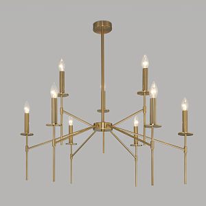 Люстра на штанге Eurosvet 60142/9 латунь фото