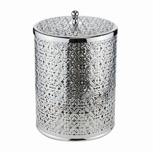 Ведро мусорное Migliore Complementi ажурное 5л, D20, H30 см, хром 24256 фото